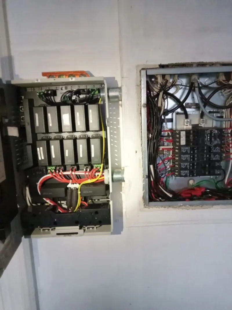 Electrical panel upgrade completed for Security Camera Wiring in York